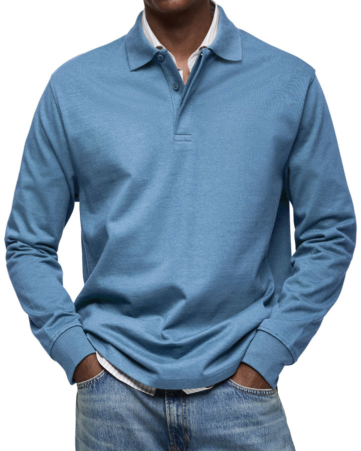 James | Casual Polo Shirt with Long Sleeves