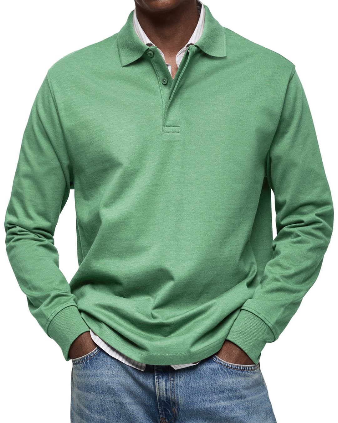 James | Casual Polo Shirt with Long Sleeves
