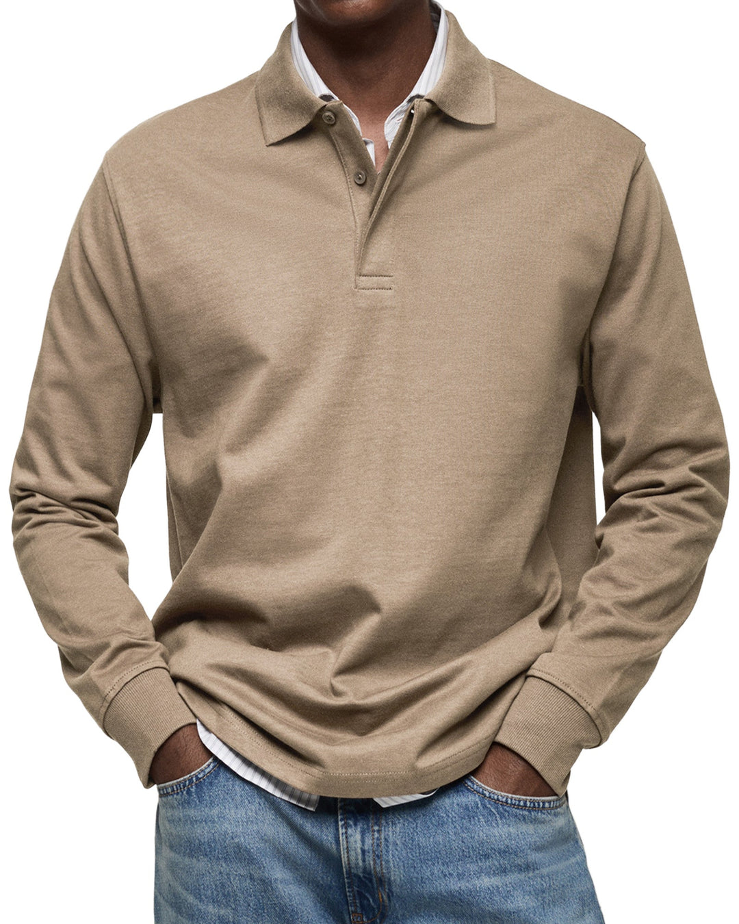 James | Casual Polo Shirt with Long Sleeves