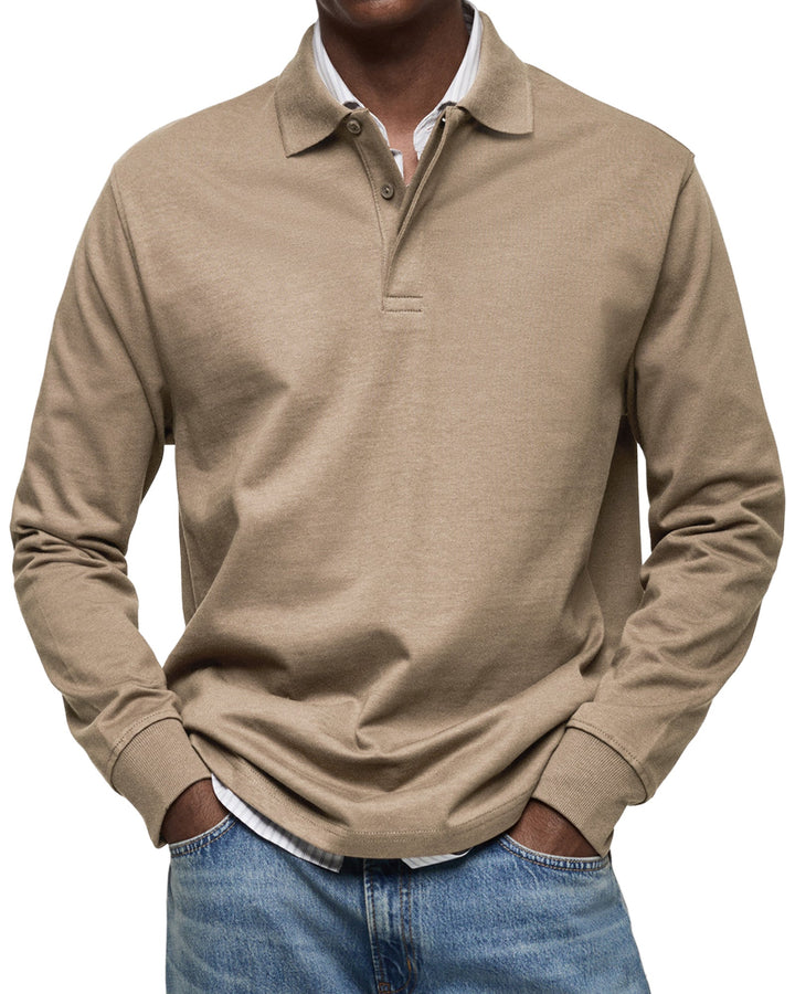 James | Casual Polo Shirt with Long Sleeves