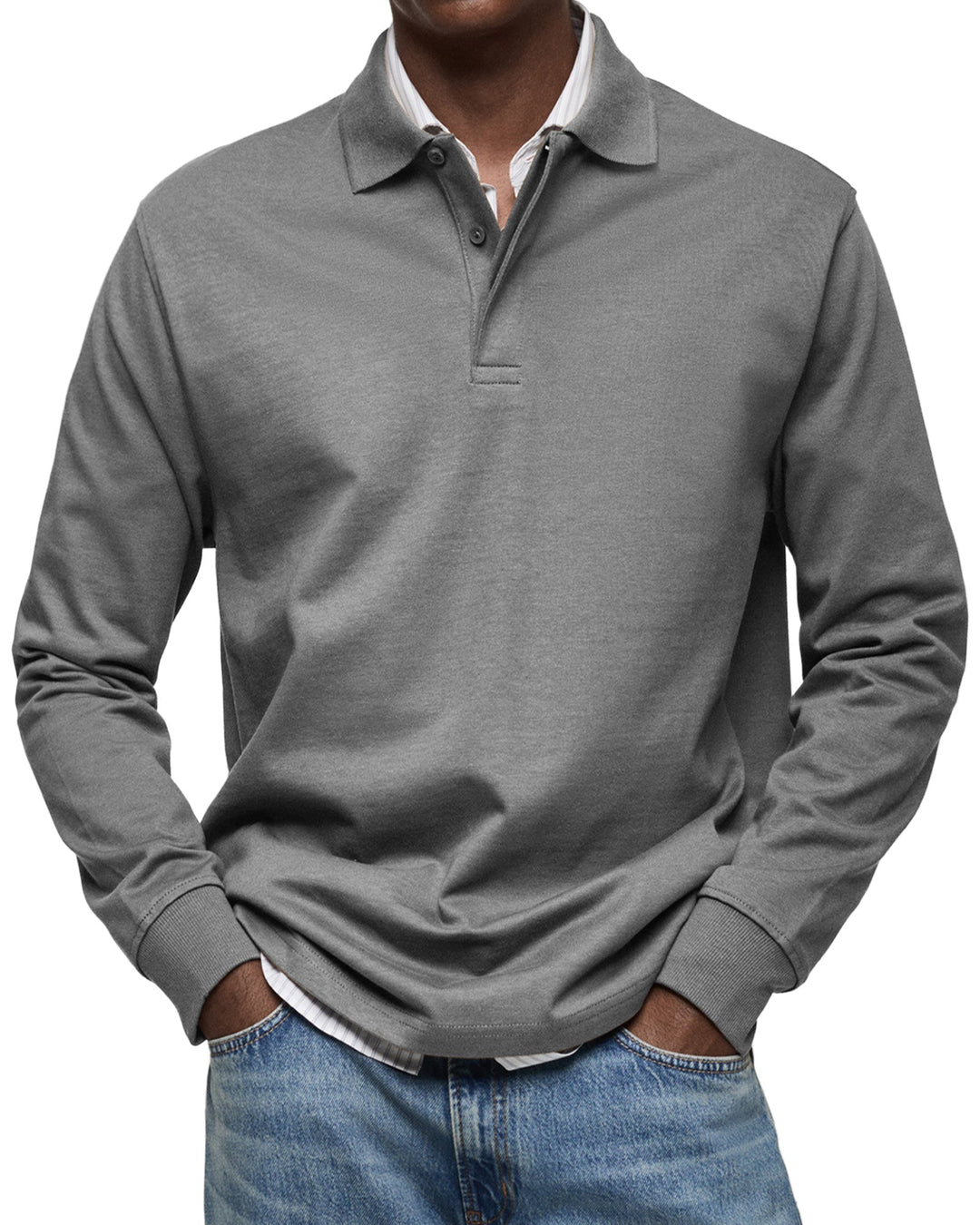 James | Casual Polo Shirt with Long Sleeves