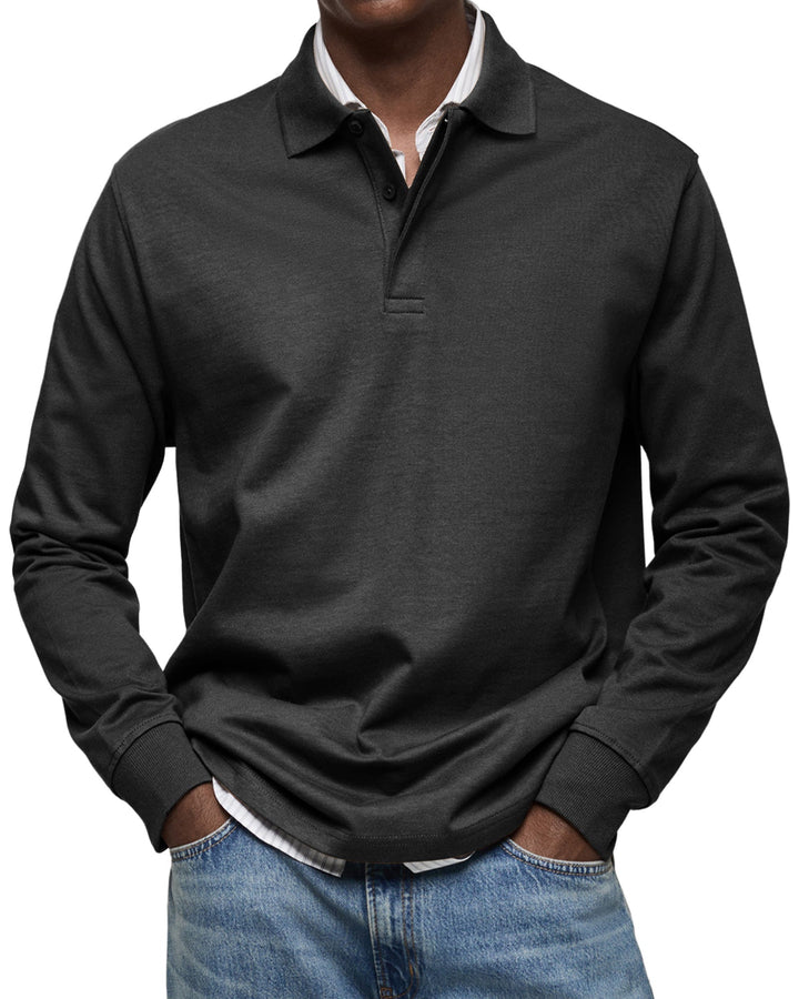 James | Casual Polo Shirt with Long Sleeves