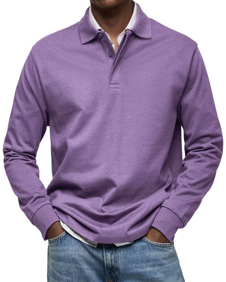 James | Casual Polo Shirt with Long Sleeves