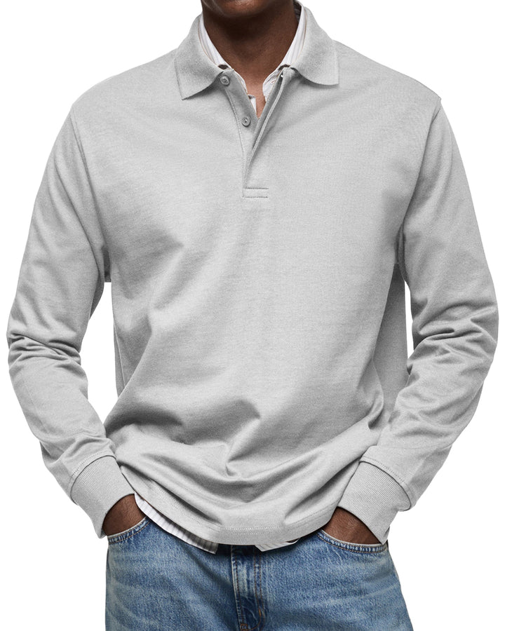 James | Casual Polo Shirt with Long Sleeves