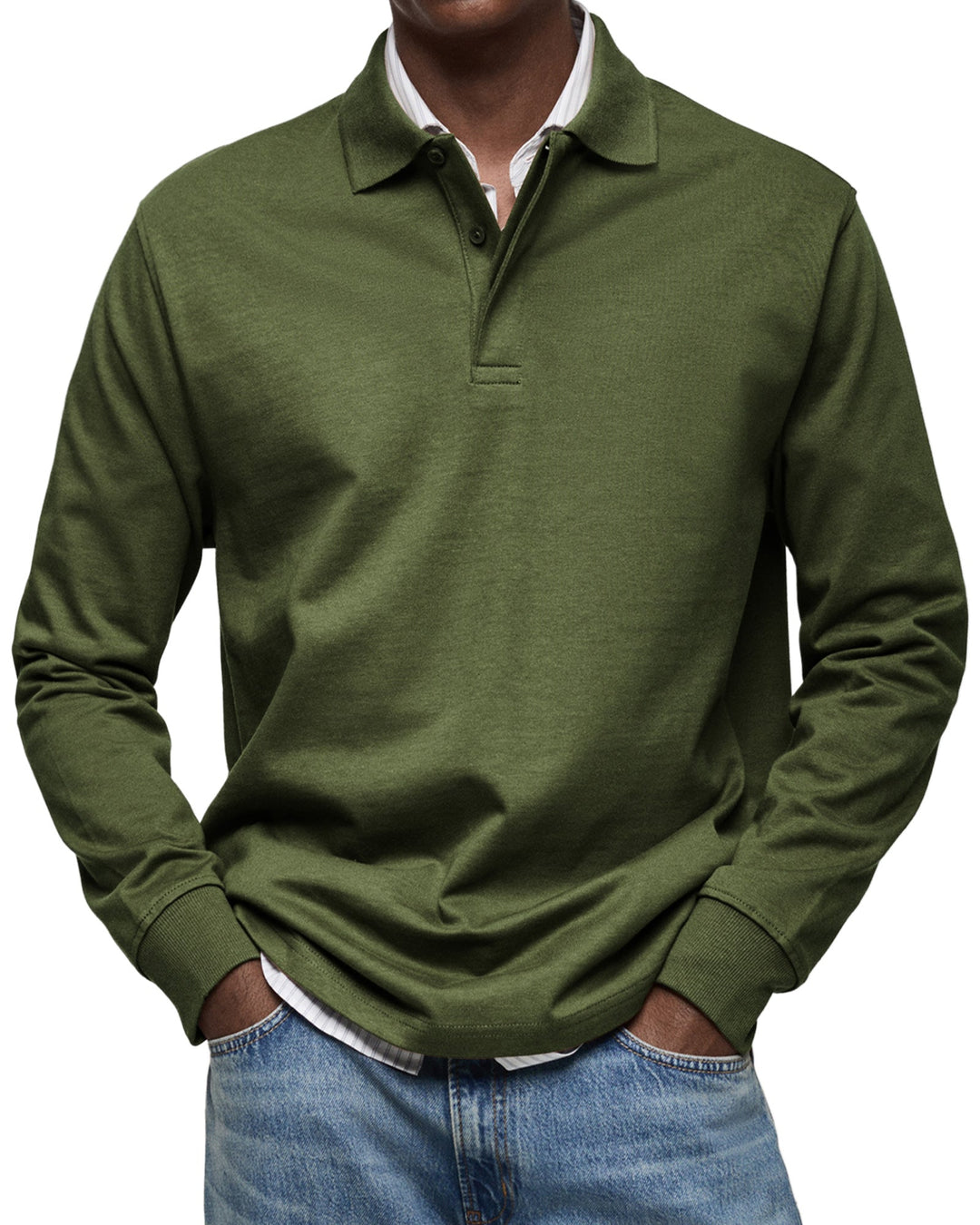 James | Casual Polo Shirt with Long Sleeves
