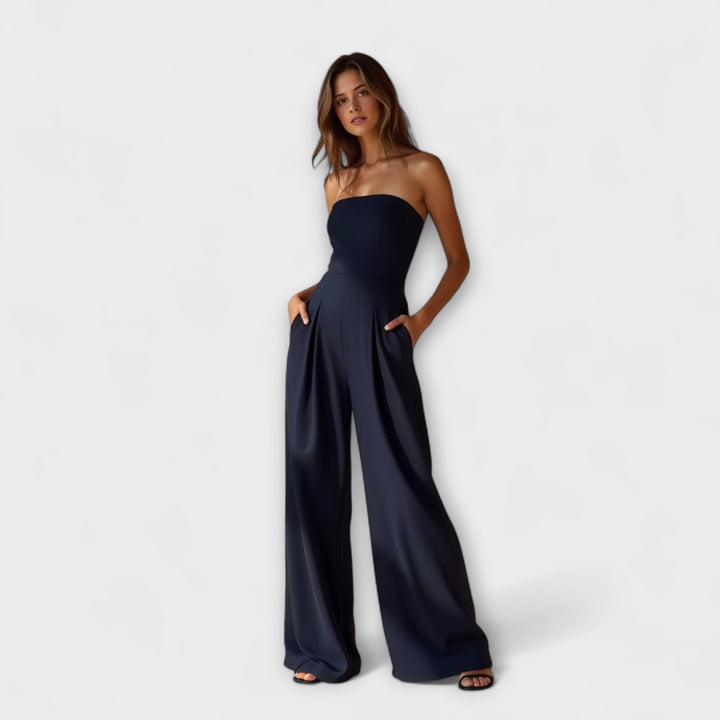 Eleanor - Classy Strapless Jumpsuit