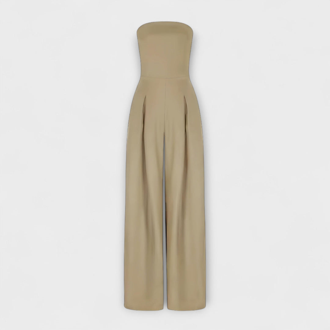 Eleanor - Classy Strapless Jumpsuit