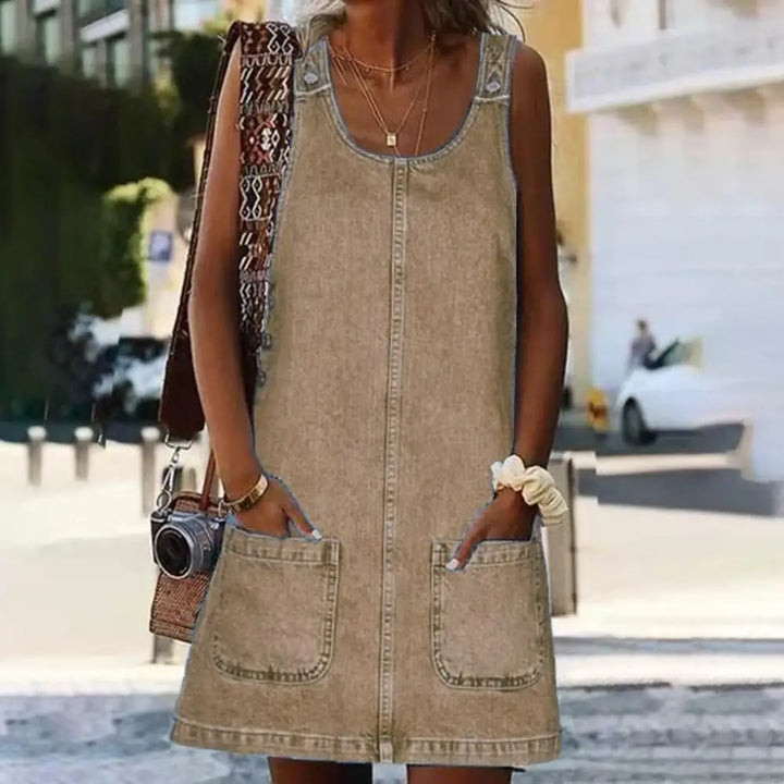 Liya | Elegant Denim Dress for Every Day