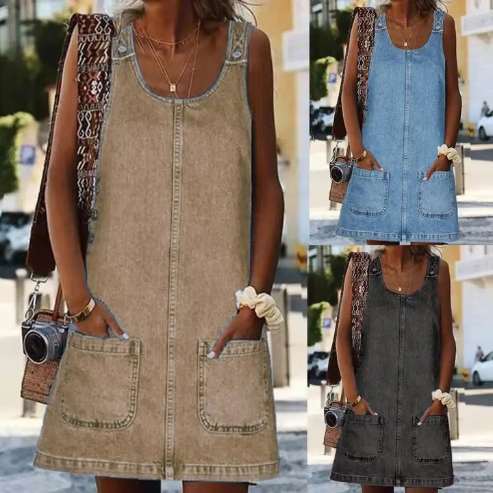 Liya | Elegant Denim Dress for Every Day