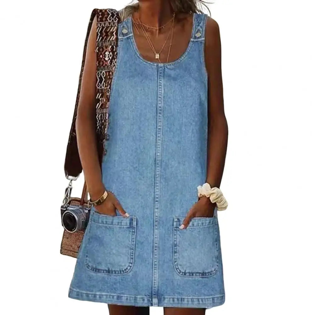 Liya | Elegant Denim Dress for Every Day