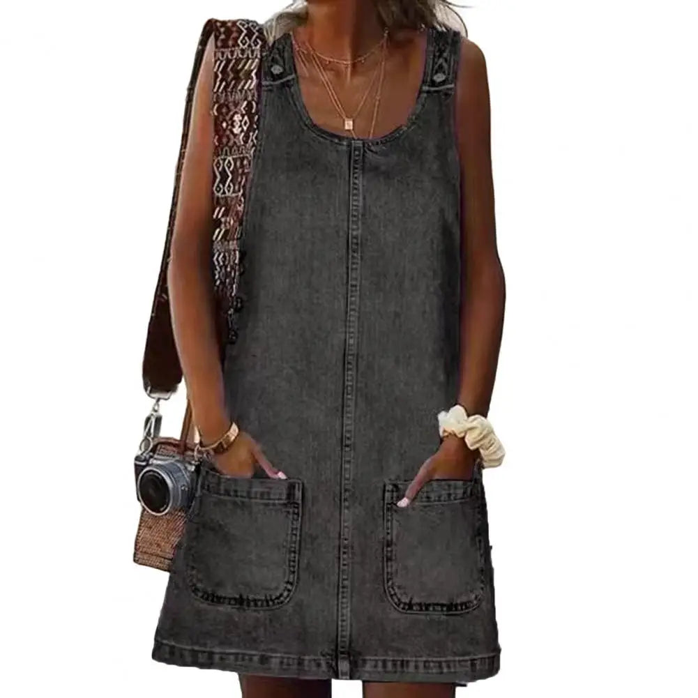 Liya | Elegant Denim Dress for Every Day