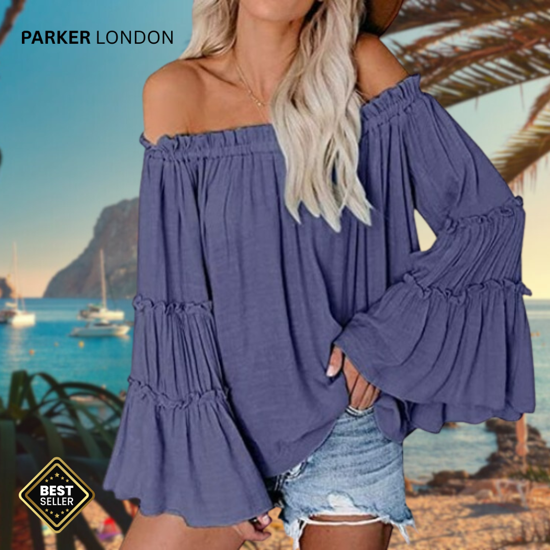 Boho Vibes - Off Shoulder Loose Shirt 🌴