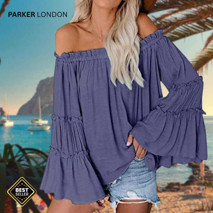 Boho Vibes - Off Shoulder Loose Shirt 🌴