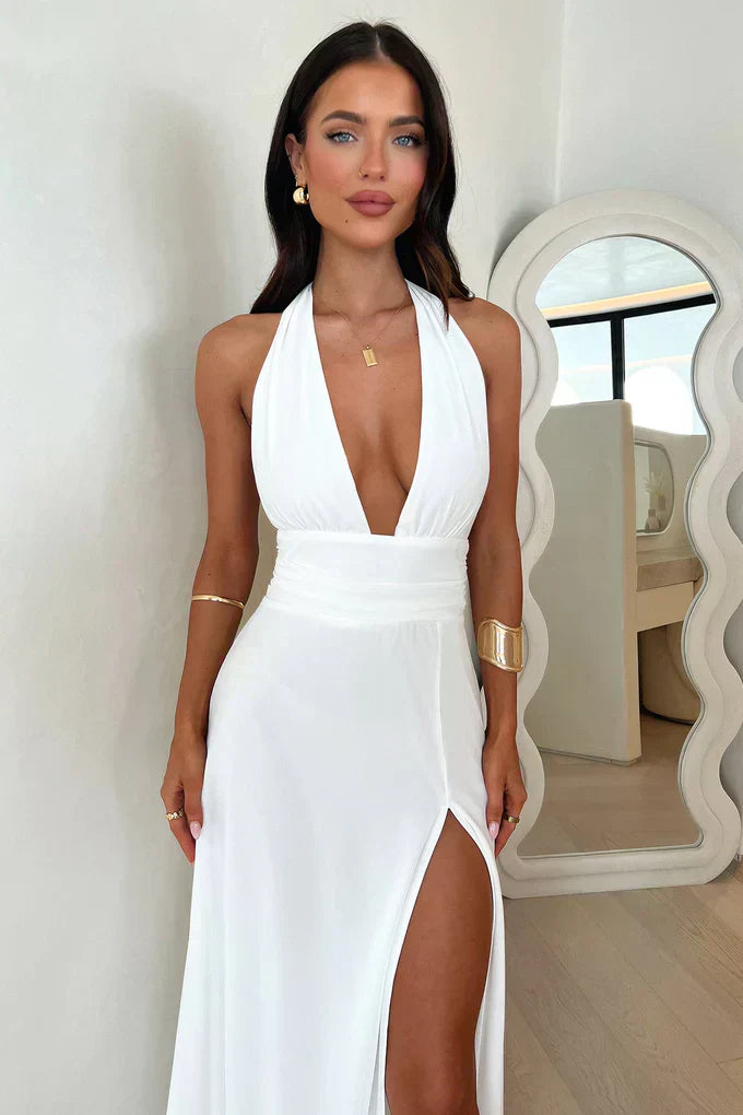 The Aleyna | Elegant Split Dress