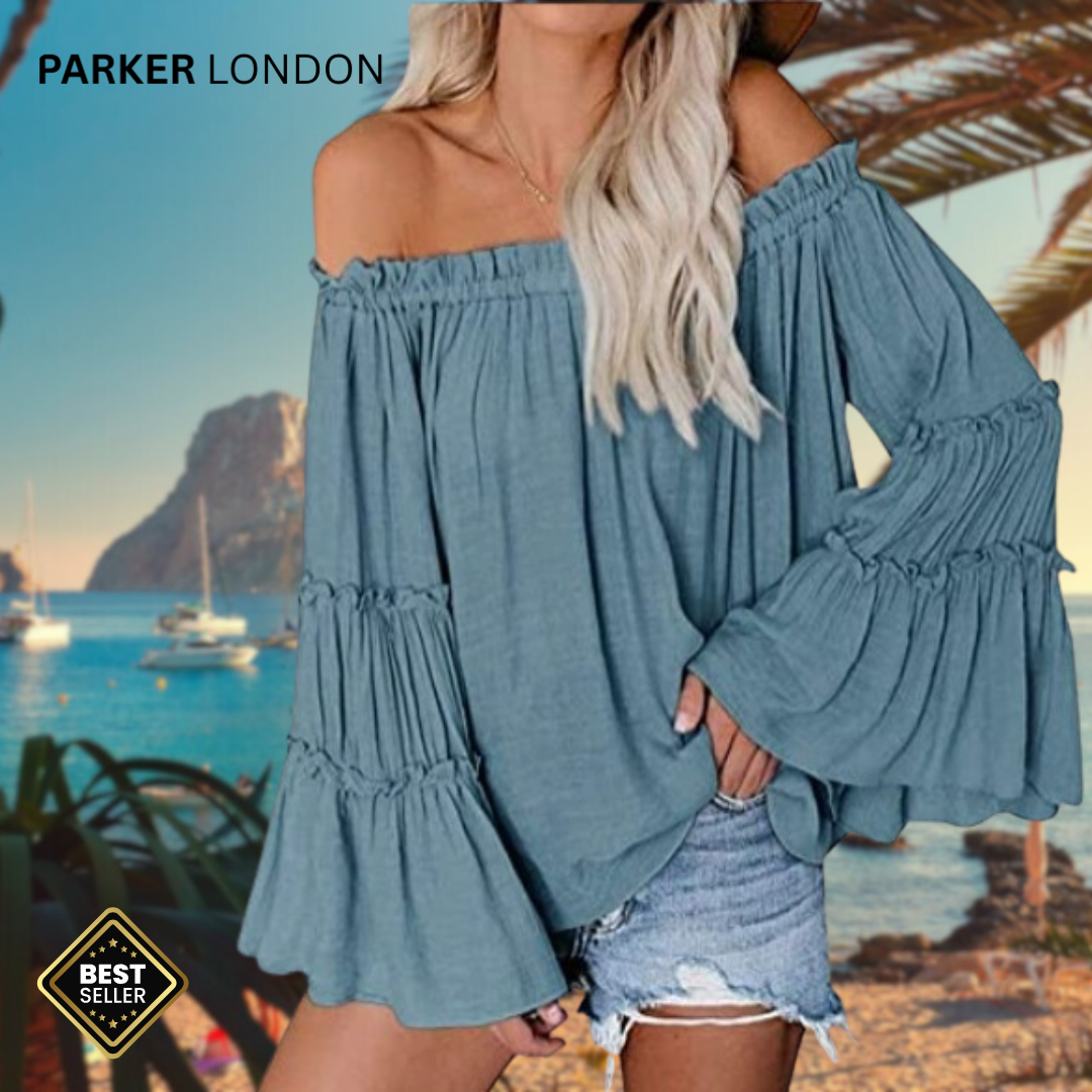 Boho Vibes - Off Shoulder Loose Shirt 🌴