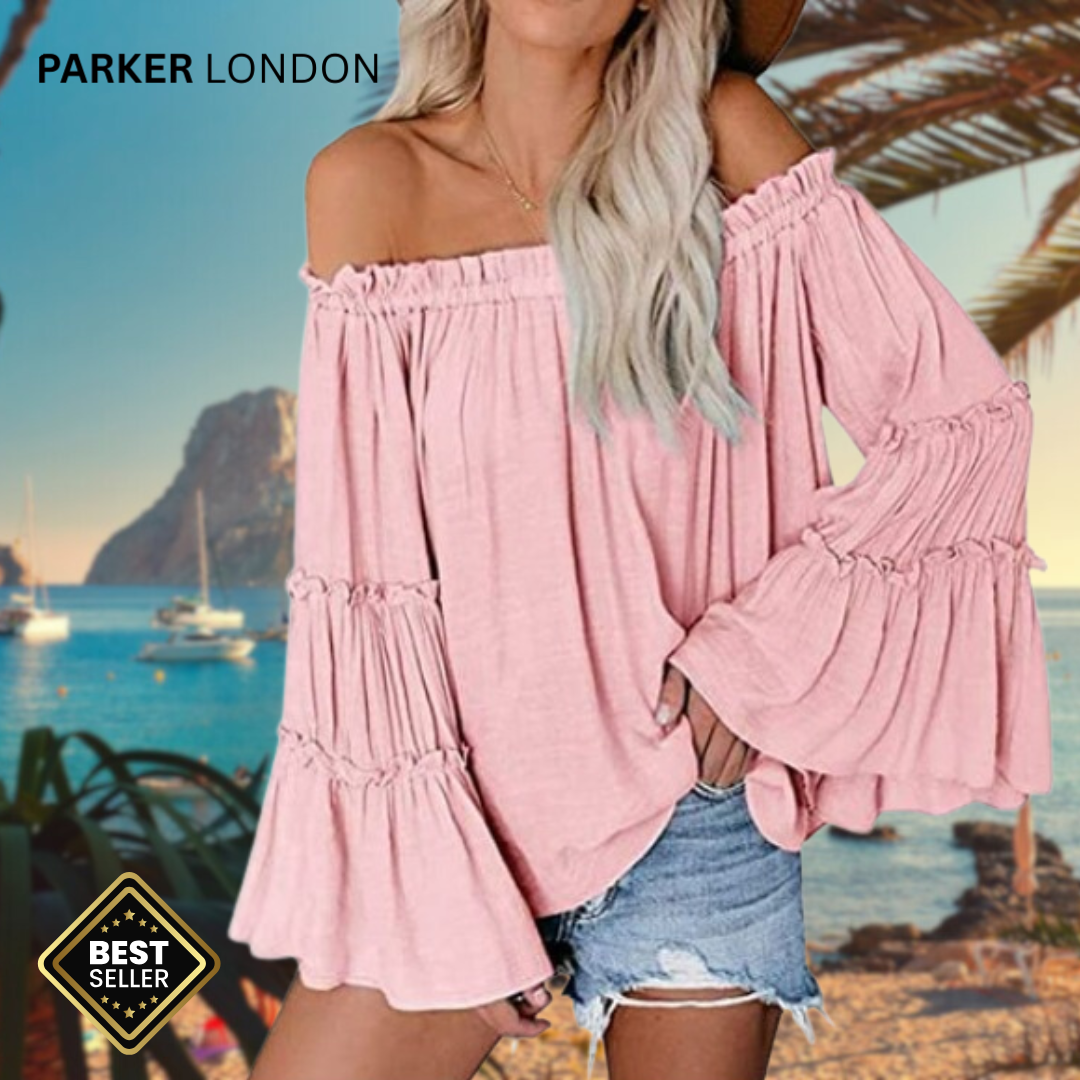 Boho Vibes - Off Shoulder Loose Shirt 🌴