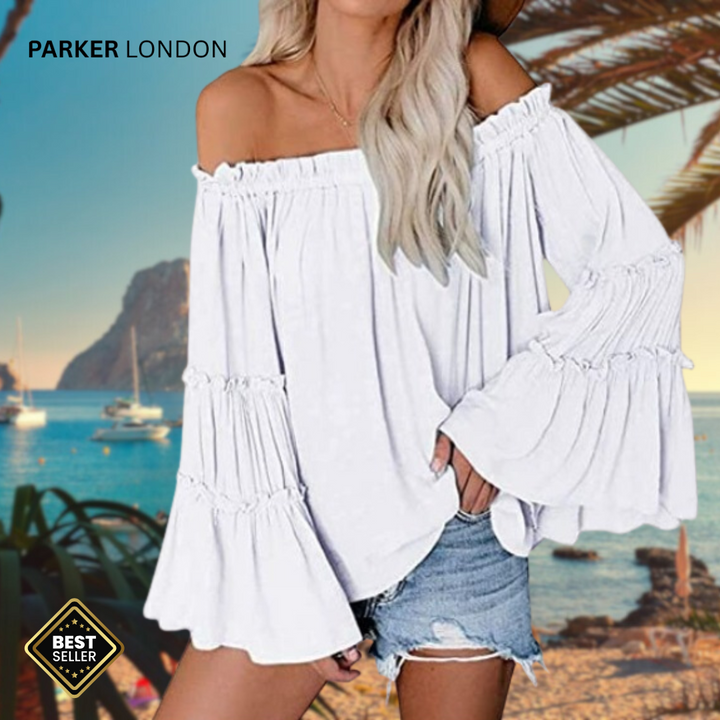 Boho Vibes - Off Shoulder Loose Shirt 🌴