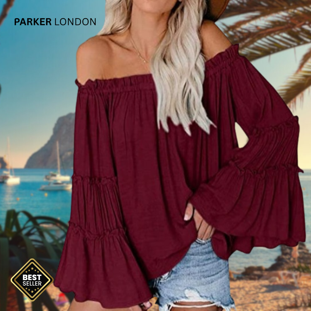 Boho Vibes - Off Shoulder Loose Shirt 🌴